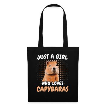 Capybara capybara rodent animal - Tote Bag - black - Front