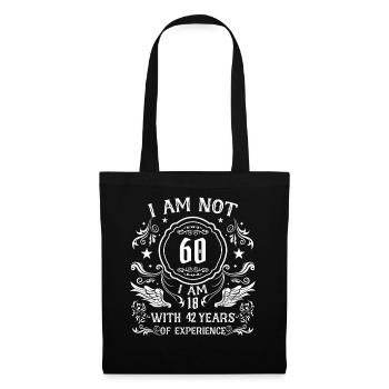 Gift 60 years birthday boy or girl - Tote Bag - black - Front