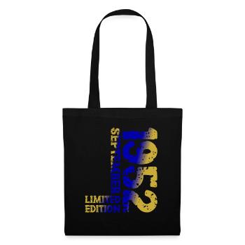 1952 Septembre Edition Limitée 71e anniversaire Déco - Sac en tissu - noir - Devant