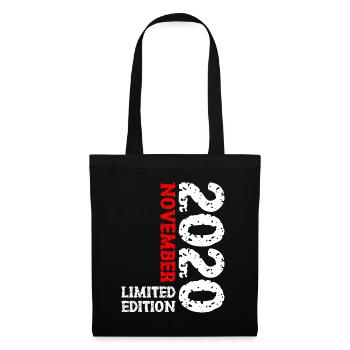 2020 November Limited Edition 3rd Birthday Decoration - Tote Bag - black - Front