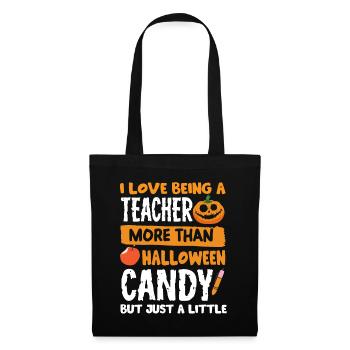 Teacher Halloween Candy School Day Disguise - Tote Bag - black - Front