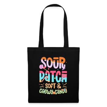Sour Patch Soft And Candy Naschen Süßigkeiten - Sac en tissu - noir - Devant