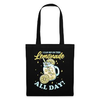 Limonade toute la journée Jus de citron Sodas Business - Sac en tissu - noir - Devant
