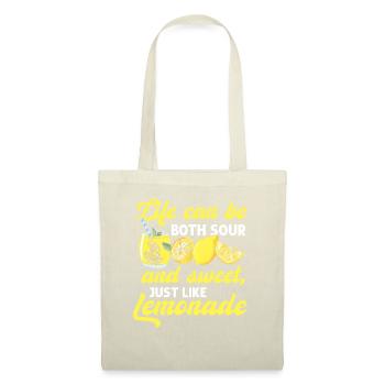 Life Sour Sweet Like Lemonade Fruity Juice - Tote Bag - nature - Front