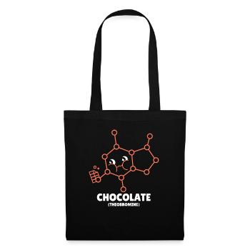 Chemiker Chemie Wissenschaft Atom Molecule - Stoffbeutel - Schwarz - Vorne