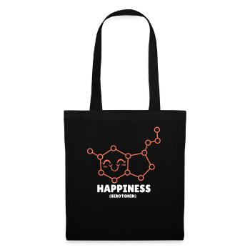 Chemiker Chemie Wissenschaft Atom Molecule - Stoffbeutel - Schwarz - Vorne
