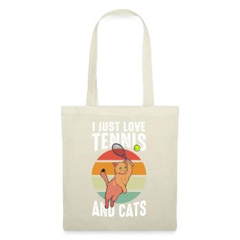 Joueur de tennis - Sac en tissu - nature - Devant