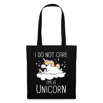 Licorne Licornes Conte de fées Magique - Sac en tissu - noir - Devant