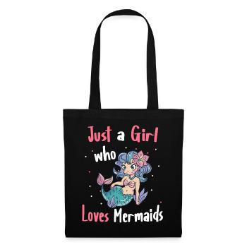 Mermaid Fable Mermaids Conte de fées - Sac en tissu - noir - Devant