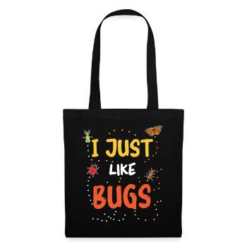 Insekten Entomologe Biologie - Stoffbeutel - Schwarz - Vorne