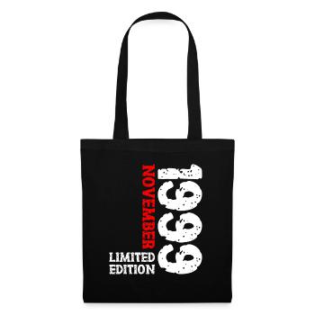 1999 November Limited Edition 24th Birthday Decoration - Tote Bag - black - Front