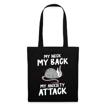 Opossum Possum Animal - Tote Bag - black - Front