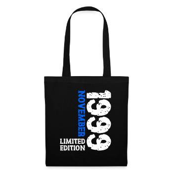1999 November Limited Edition 24th Birthday Decoration - Tote Bag - black - Front