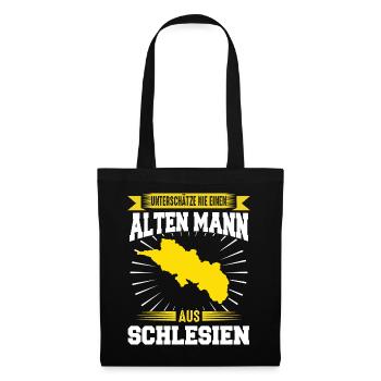 Niederschlesien Oberschlesien Schlesier Polen - Stoffbeutel - Schwarz - Vorne