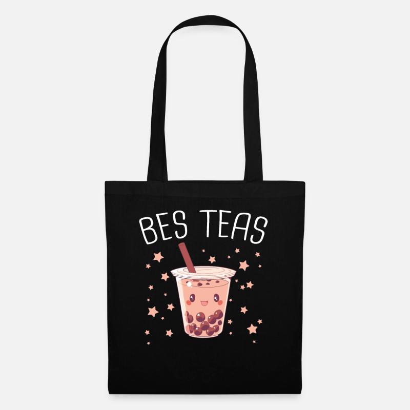 Bubble Tea Boba Tea Bubble Boba Tea - Stoffbeutel - Schwarz