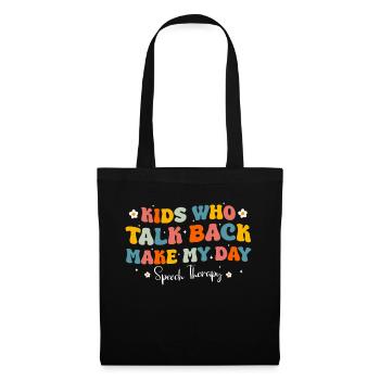 Speech Therapist Speech Therapy Speech Therapy - Tote Bag - black - Front