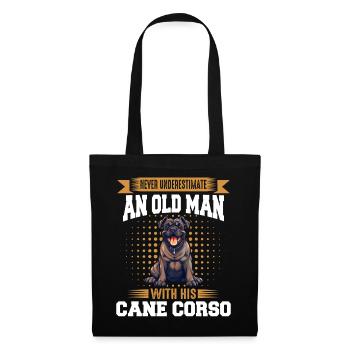Cane Corso Dog - Tote Bag - black - Front