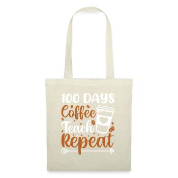 Coffee Teach Repeat - Tote Bag - nature - Front