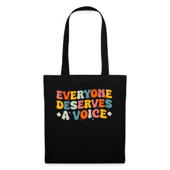 Speech Therapist Speech Therapy Speech Therapy - Tote Bag - black - Front
