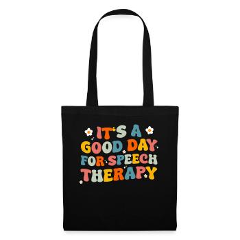 Speech Therapist Speech Therapy Speech Therapy - Tote Bag - black - Front