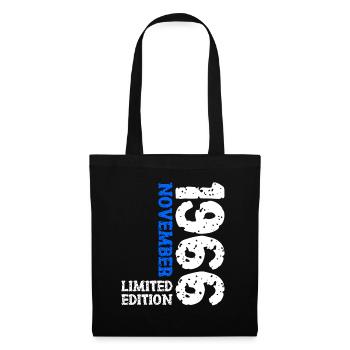 1966 November Limited Edition 57th Birthday Decoration - Tote Bag - black - Front