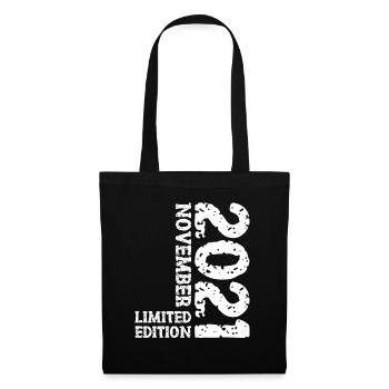 2021 November Limited Edition 2nd Birthday Decoration - Tote Bag - black - Front