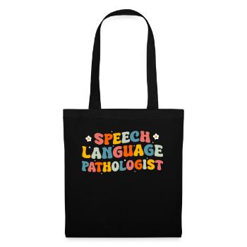 Speech Therapist Speech Therapy Speech Therapy - Tote Bag - black - Front