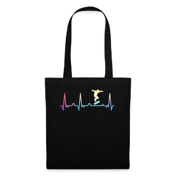 Skateboarding Skater Skateboard Skateboarder - Tote Bag - black - Front