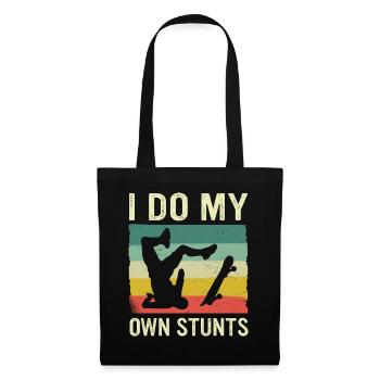 Skateboarding Skater Skateboard Skateboarder - Tote Bag - black - Front