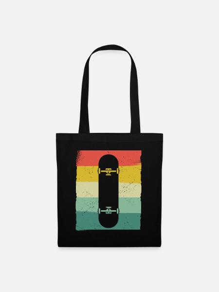 Skateboarding Skater Skateboard Skateboarder - Tote Bag - black