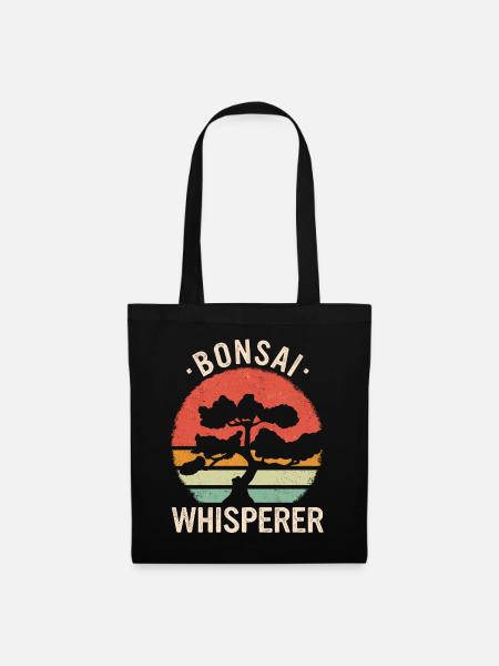 Bonsai Tree Japanese Bonsai - Tote Bag - black