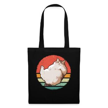 Chat, Amoureux Des Chats, Propriétaire De Chat, Chaton - Sac en tissu - noir - Devant