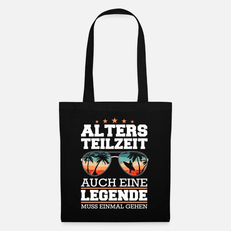 Altersteilzeit ATZ - Stoffbeutel - Schwarz