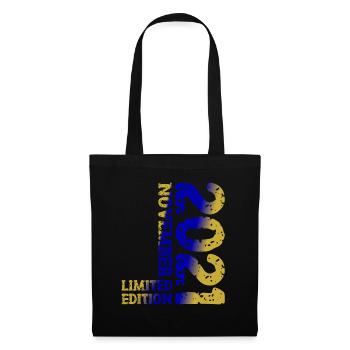 2021 November Limited Edition 2nd Birthday Decoration - Tote Bag - black - Front