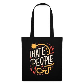 Funny, sarcasm, sarcastic humor, irony - Tote Bag - black - Front