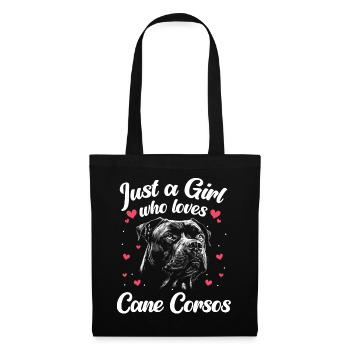 Cane Corso Dog - Tote Bag - black - Front