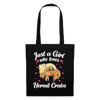 Crab Hermit Crab Crab - Tote Bag - black - Front