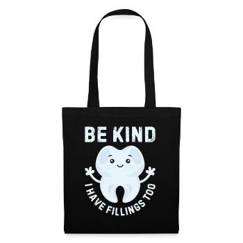 Dentiste, soyez prêt ! - Sac en tissu - noir - Devant