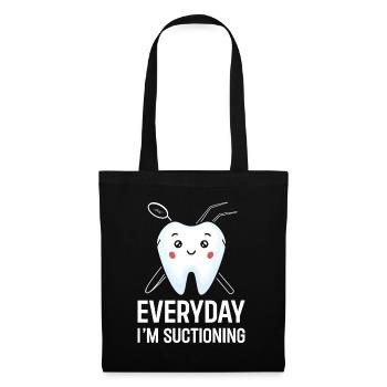 Dentist Dentist Teeth - Tote Bag - black - Front