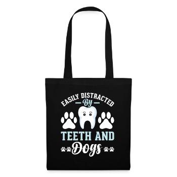 Dentist Dentist Teeth - Tote Bag - black - Front