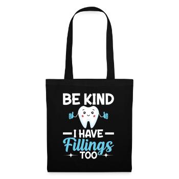 Dentist Dentist Teeth - Tote Bag - black - Front