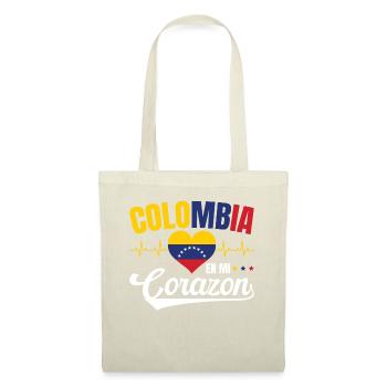 Colombie En Mi Corazon Sagesse Colombiens - Sac en tissu - nature - Devant