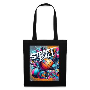 Baskets urbaines Streetball - Sac en tissu - noir - Devant