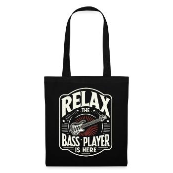 Bass Guitar Bassist Bass Instrument - Tote Bag - black - Front