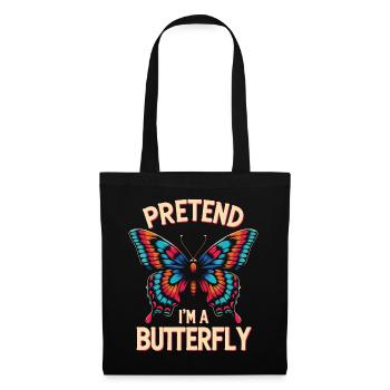 Butterfly Monarch Butterfly Colorful Butterflies - Tote Bag - black - Front