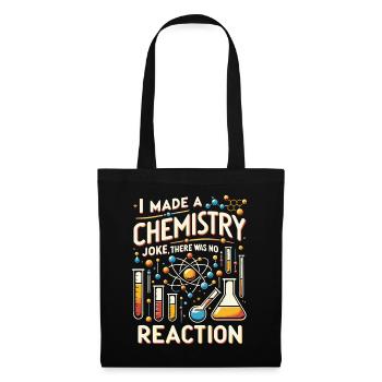 Chemiker Chemie Wissenschaft Atom Molecule - Stoffbeutel - Schwarz - Vorne