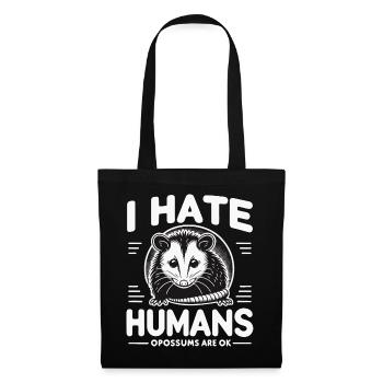 Opossum Possum Animal - Tote Bag - black - Front