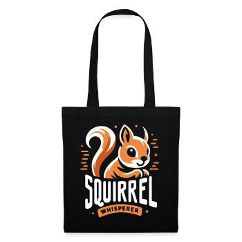 Squirrel, Animal, Rodent - Tote Bag - black - Front