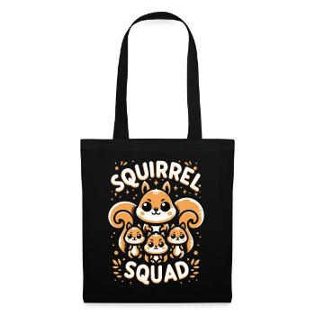 Squirrel, Animal, Rodent - Tote Bag - black - Front