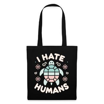 Turtle Sea Turtle Turtle Animal - Tote Bag - black - Front